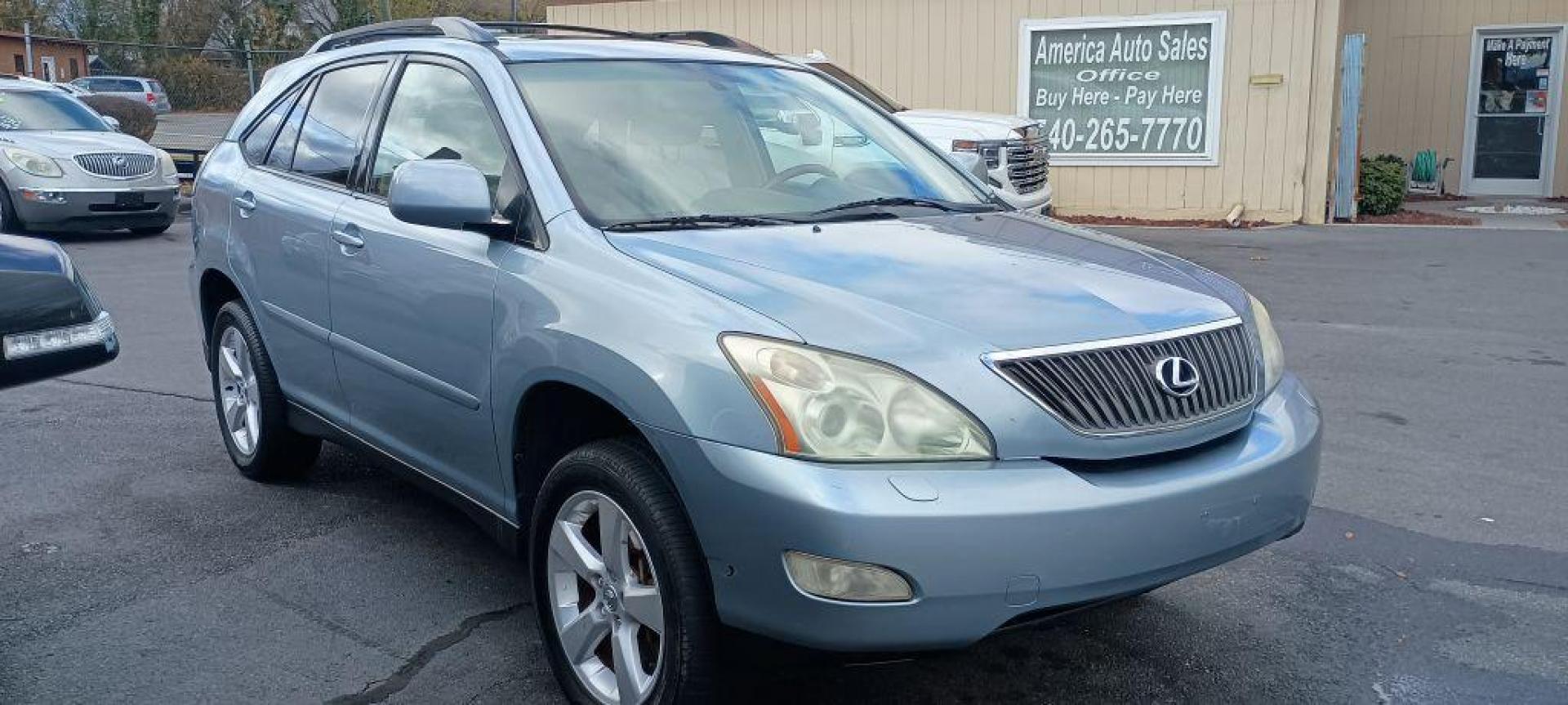 2004 BLUE LEXUS RX 330 (JTJHA31U840) with an 3.3L engine, Automatic transmission, located at 2514 Williamson Rd NE, Roanoke, VA, 24012, (540) 265-7770, 37.294636, -79.936249 - Photo#2