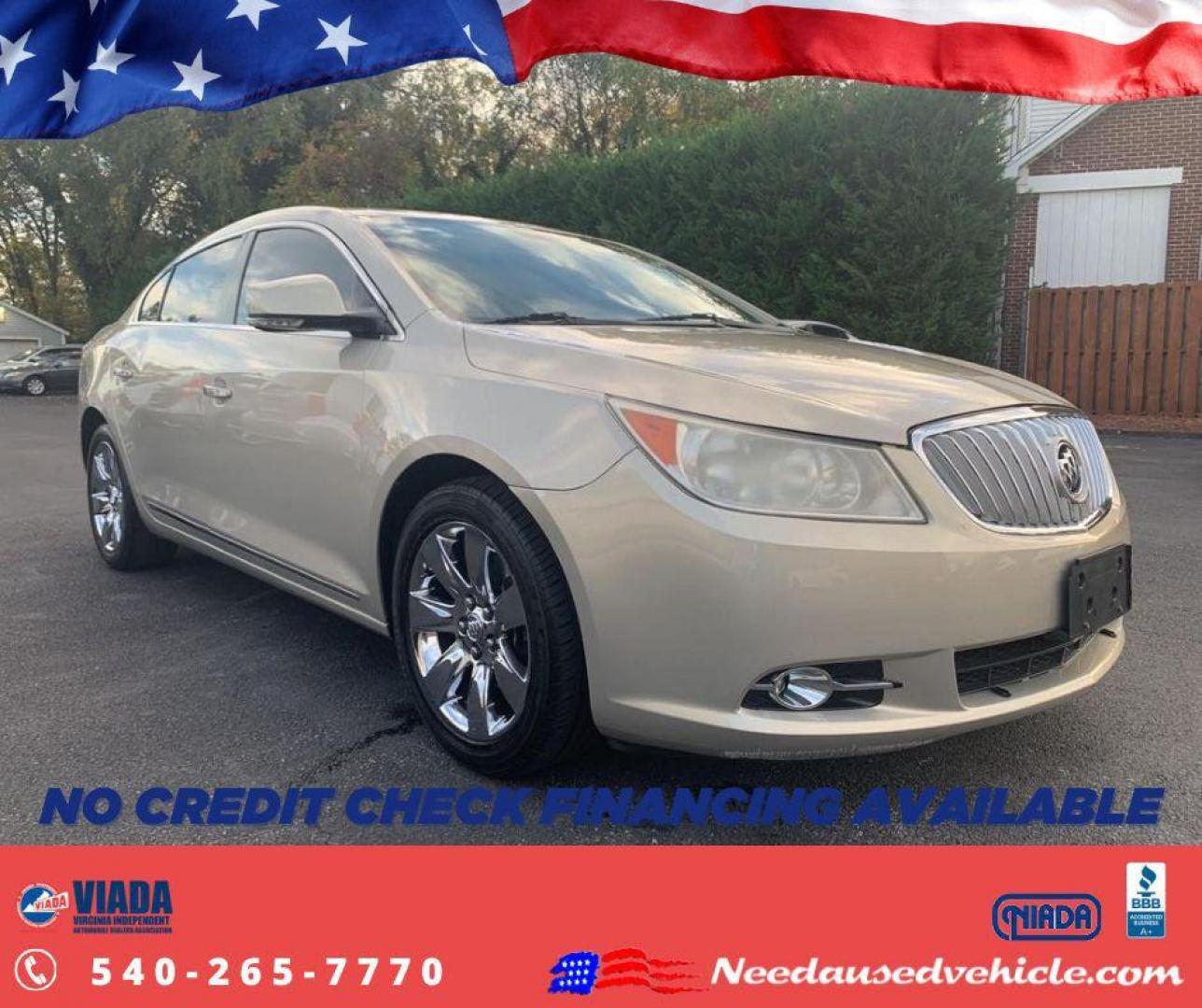 2011 GOLD BUICK LACROSSE CXL (1G4GC5EC0BF) with an 2.4L engine, Automatic transmission, located at 2514 Williamson Rd NE, Roanoke, VA, 24012, (540) 265-7770, 37.294636, -79.936249 - Photo#0