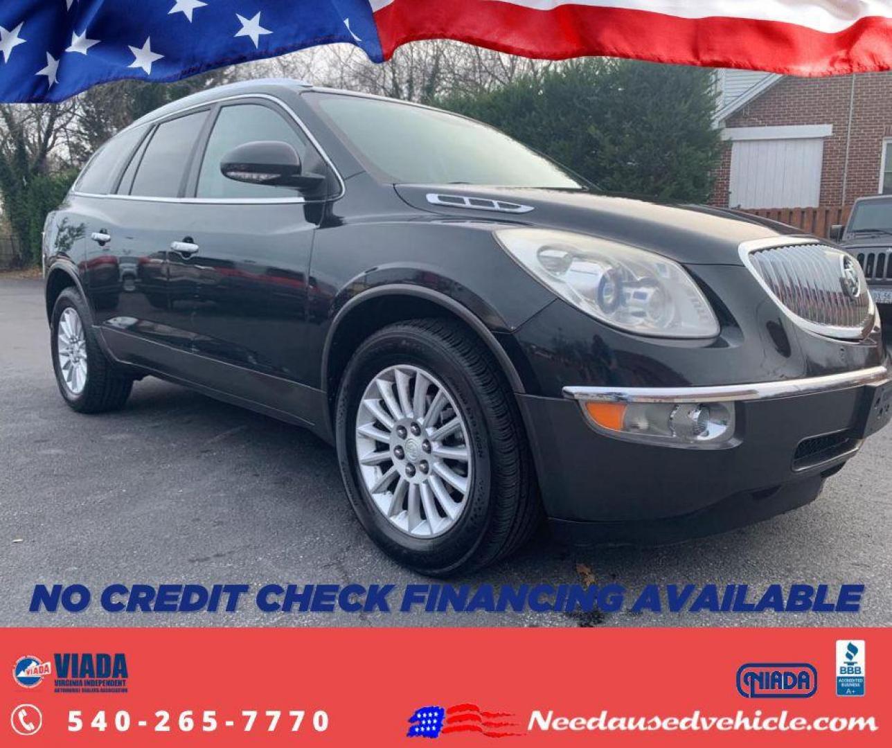 2011 BLACK BUICK ENCLAVE CXL (5GAKVBED9BJ) with an 3.6L engine, Automatic transmission, located at 2514 Williamson Rd NE, Roanoke, VA, 24012, (540) 265-7770, 37.294636, -79.936249 - Photo#0