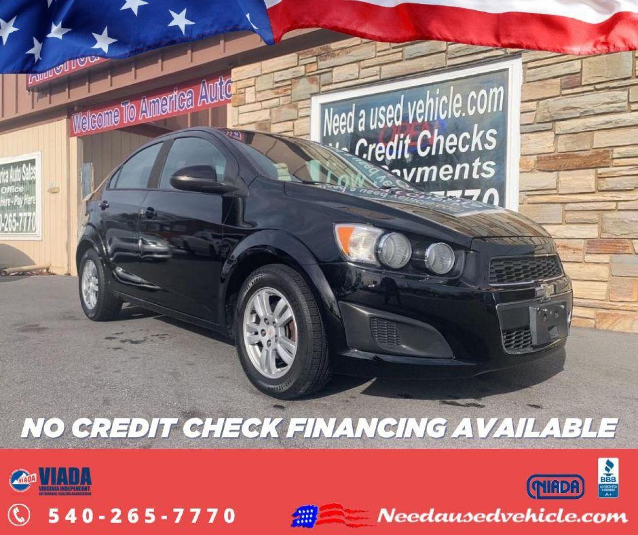 2012 BLACK CHEVROLET SONIC LS (1G1JA5SH5C4) with an 1.8L engine, Automatic transmission, located at 2514 Williamson Rd NE, Roanoke, VA, 24012, (540) 265-7770, 37.294636, -79.936249 - Photo#0