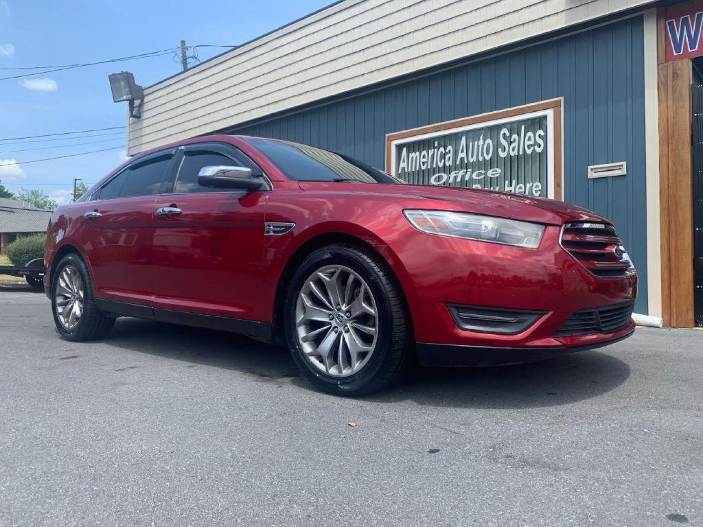 2013 MAROON FORD TAURUS LIMITED (1FAHP2F88DG) with an 3.5L engine, Automatic transmission, located at 2514 Williamson Rd NE, Roanoke, VA, 24012, (540) 265-7770, 37.294636, -79.936249 - NO CREDIT CHECK FINANCING WITH ONLY $2500 DOWN PAYMENT!!!! Check out our website www.needausedvehicle.com for our No Credit Check/ In House Financing options!! No Credit Check Available!!! In House Financing Available!!! All Clean Title Vehicles (no Salvaged or flooded vehicles ever on our lot)! - Photo#0