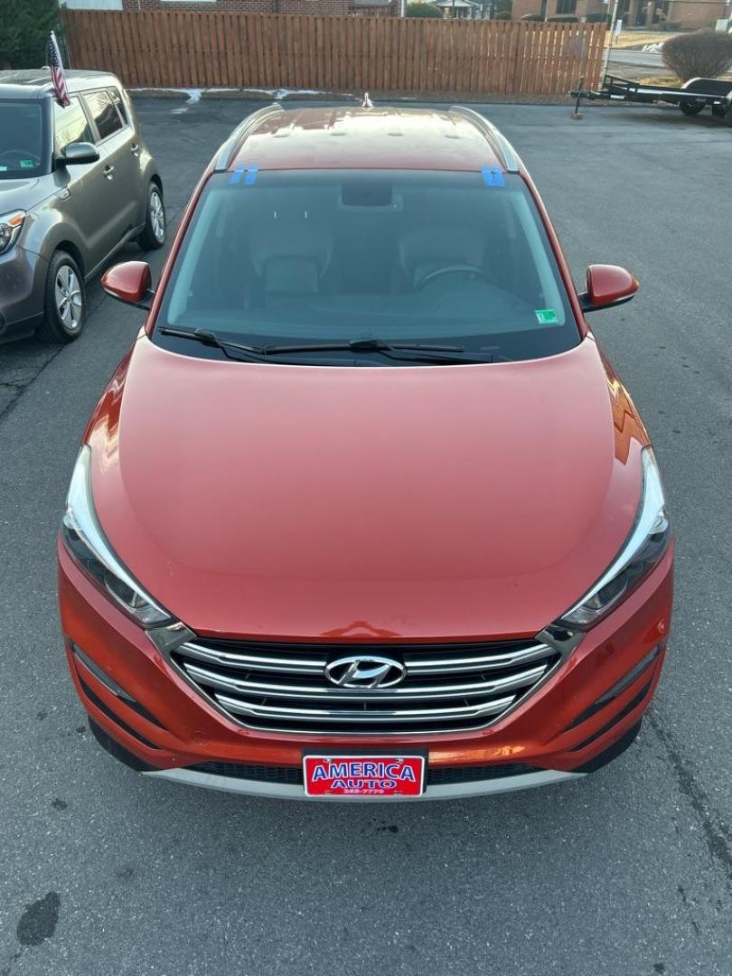 2017 ORANGE HYUNDAI TUCSON LIMITED (KM8J3CA20HU) with an 1.6L engine, Automatic transmission, located at 2514 Williamson Rd NE, Roanoke, VA, 24012, (540) 265-7770, 37.294636, -79.936249 - Photo#1