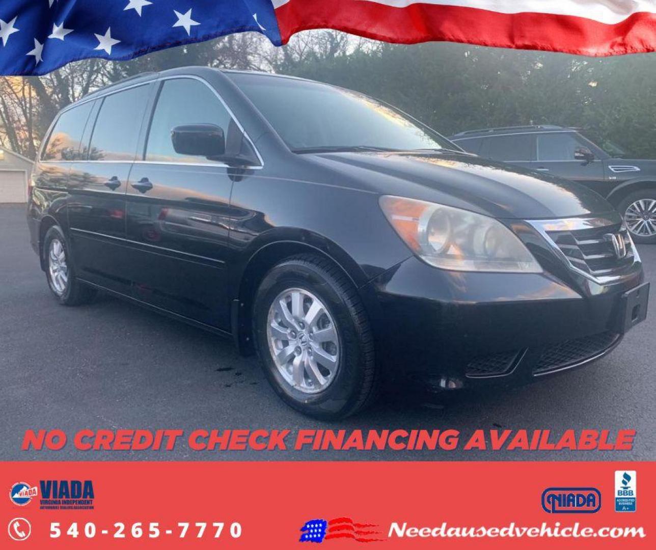 2009 BLACK HONDA ODYSSEY EXL (5FNRL38689B) with an 3.5L engine, Automatic transmission, located at 2514 Williamson Rd NE, Roanoke, VA, 24012, (540) 265-7770, 37.294636, -79.936249 - Photo#0