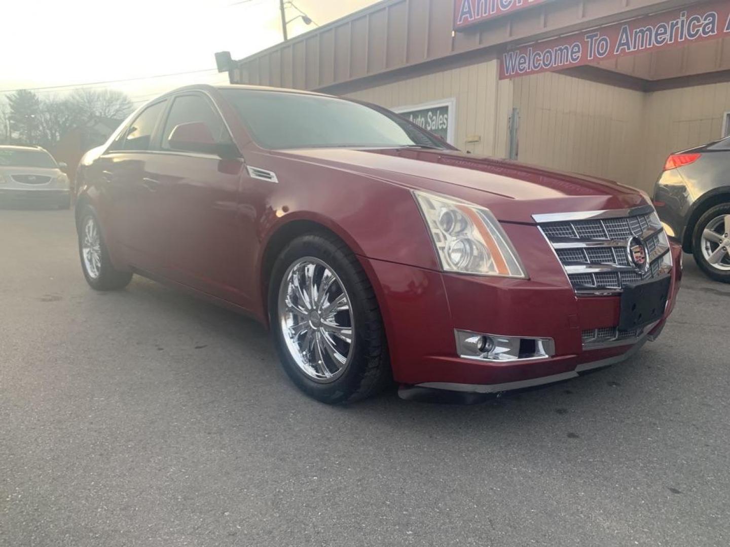 2008 RED CADILLAC CTS (1G6DM577780) with an 3.6L engine, Automatic transmission, located at 2514 Williamson Rd NE, Roanoke, VA, 24012, (540) 265-7770, 37.294636, -79.936249 - Photo#1