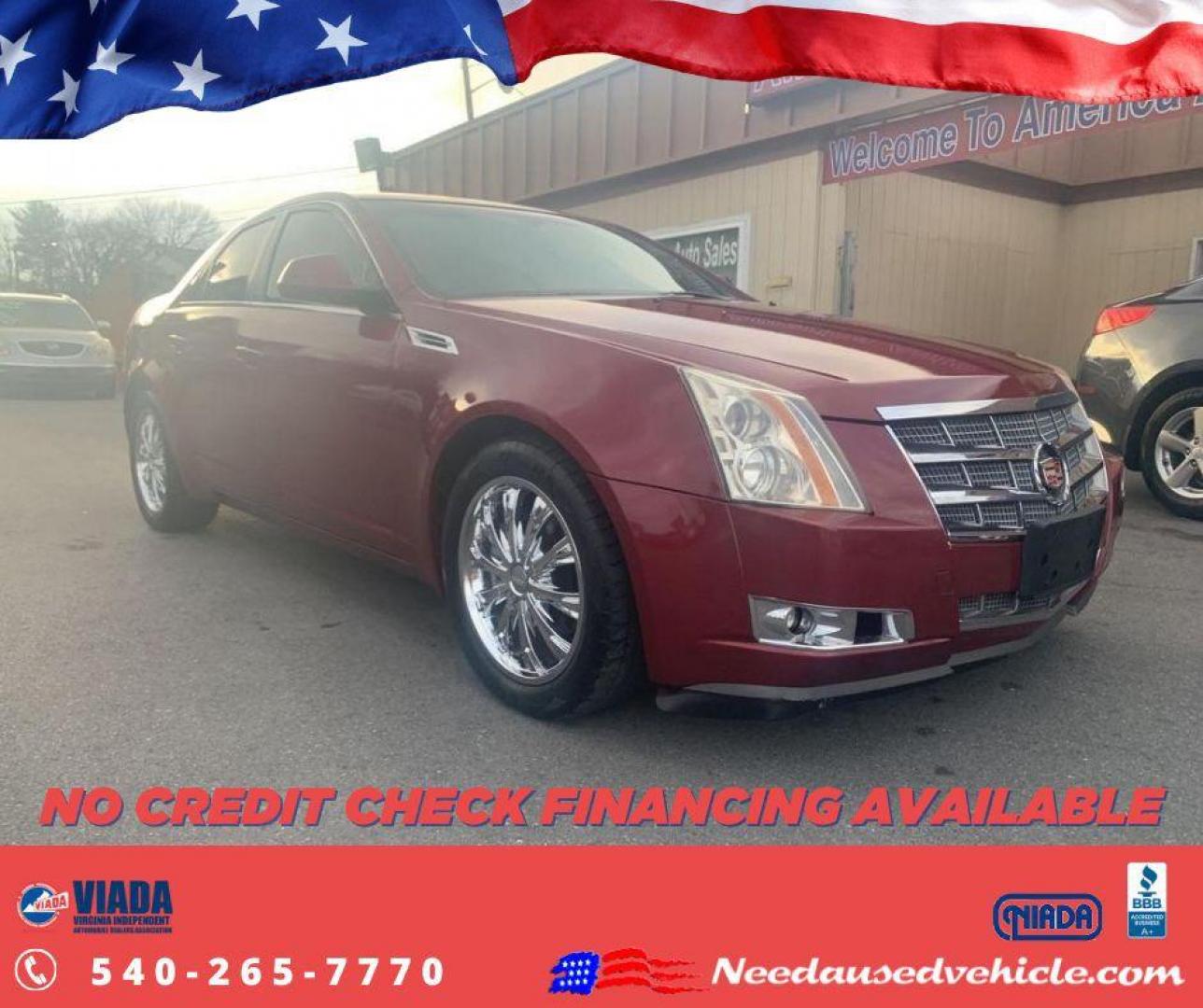 2008 RED CADILLAC CTS (1G6DM577780) with an 3.6L engine, Automatic transmission, located at 2514 Williamson Rd NE, Roanoke, VA, 24012, (540) 265-7770, 37.294636, -79.936249 - Photo#0