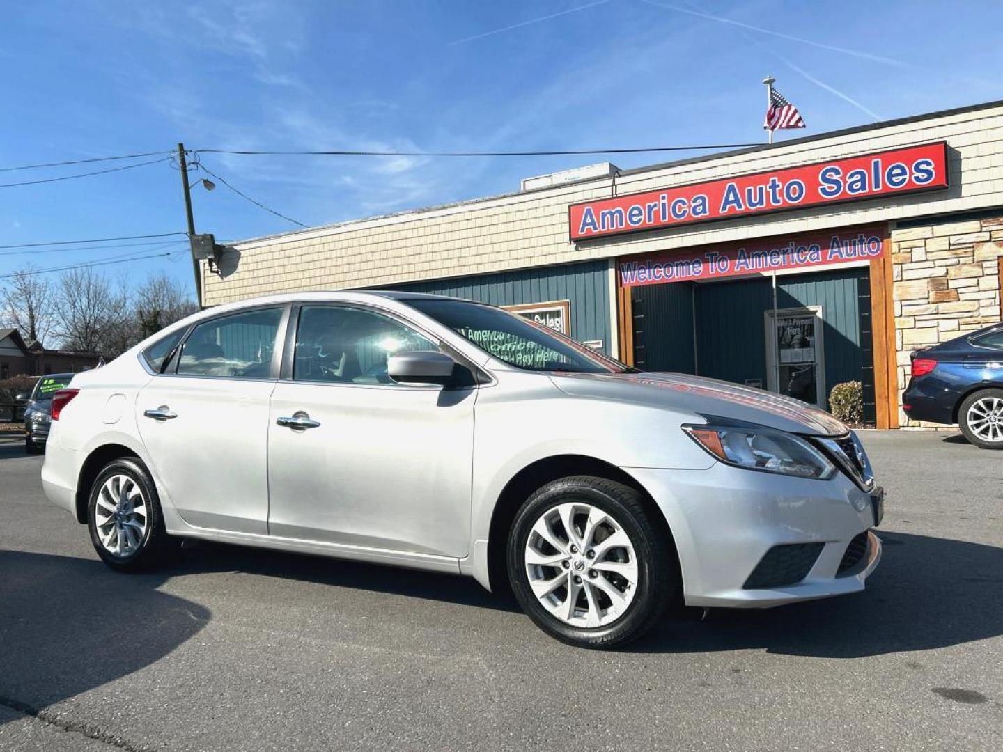 2019 SILVER NISSAN SENTRA S (3N1AB7AP0KY) with an 1.8L engine, Continuously Variable transmission, located at 2514 Williamson Rd NE, Roanoke, VA, 24012, (540) 265-7770, 37.294636, -79.936249 - NO CREDIT CHECK FINANCING WITH ONLY $3000 DOWN PAYMENT!!!! Check out our website www.needausedvehicle.com for our No Credit Check/ In House Financing options!! No Credit Check Available!!! In House Financing Available!!! All Clean Title Vehicles (no Salvaged or flooded vehicles ever on our lot)! - Photo#0