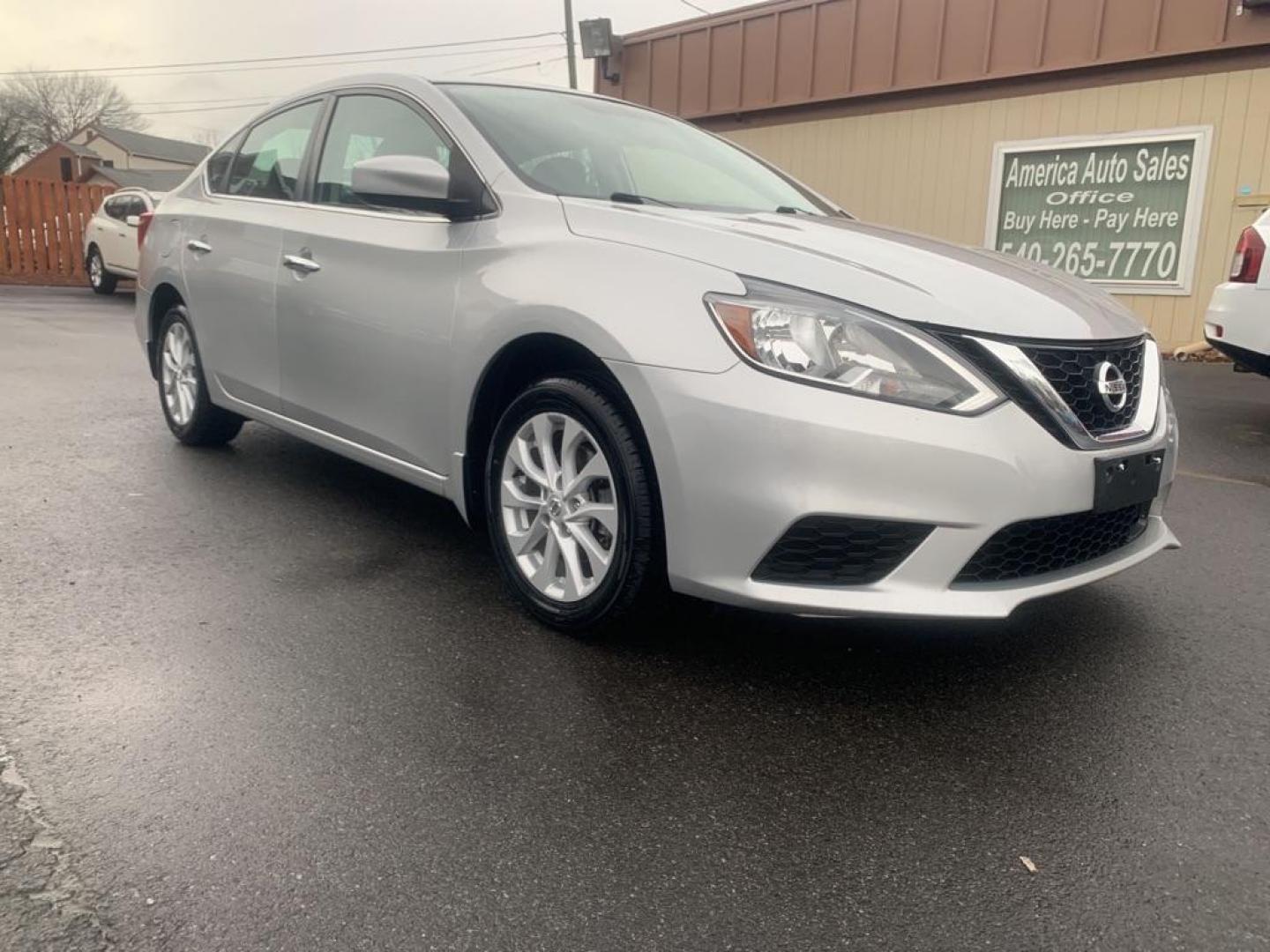 2019 SILVER NISSAN SENTRA S (3N1AB7AP0KY) with an 1.8L engine, Continuously Variable transmission, located at 2514 Williamson Rd NE, Roanoke, VA, 24012, (540) 265-7770, 37.294636, -79.936249 - Photo#1