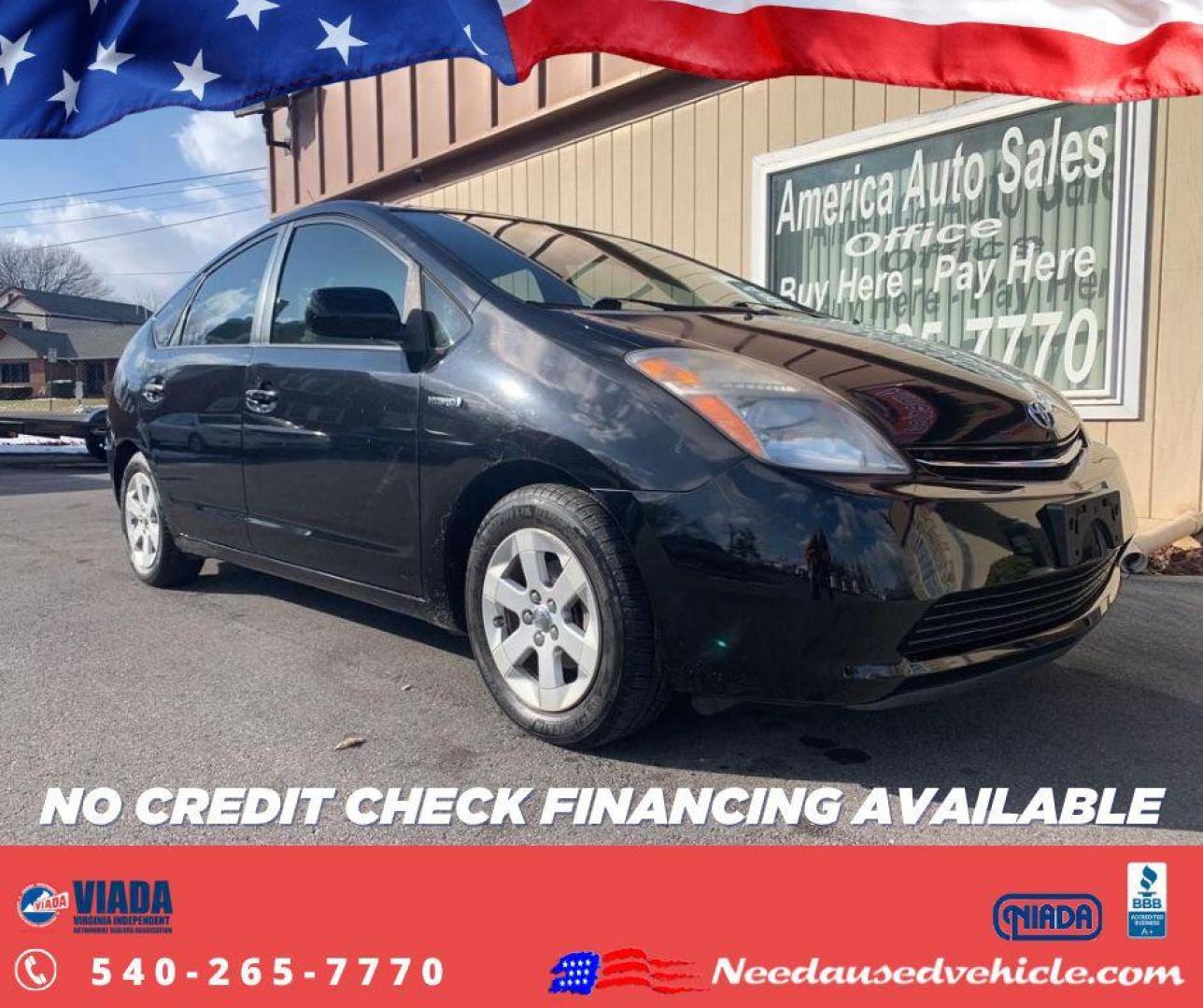 2007 BLACK TOYOTA PRIUS (JTDKB20UX77) with an 1.5L engine, Continuously Variable transmission, located at 2514 Williamson Rd NE, Roanoke, VA, 24012, (540) 265-7770, 37.294636, -79.936249 - Photo#0