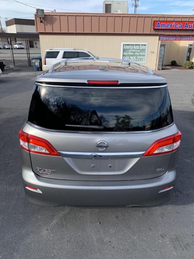 2012 GRAY NISSAN QUEST S (JN8AE2KPXC9) with an 3.5L engine, Automatic transmission, located at 2514 Williamson Rd NE, Roanoke, VA, 24012, (540) 265-7770, 37.294636, -79.936249 - Photo#4