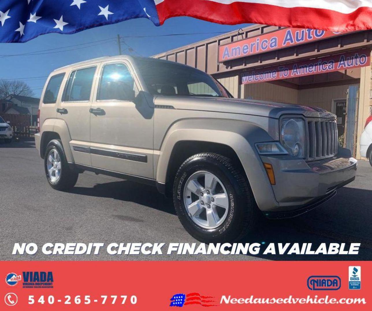 2011 TAN JEEP LIBERTY SPORT (1J4PN2GK0BW) with an 3.7L engine, Automatic transmission, located at 2514 Williamson Rd NE, Roanoke, VA, 24012, (540) 265-7770, 37.294636, -79.936249 - Photo#0