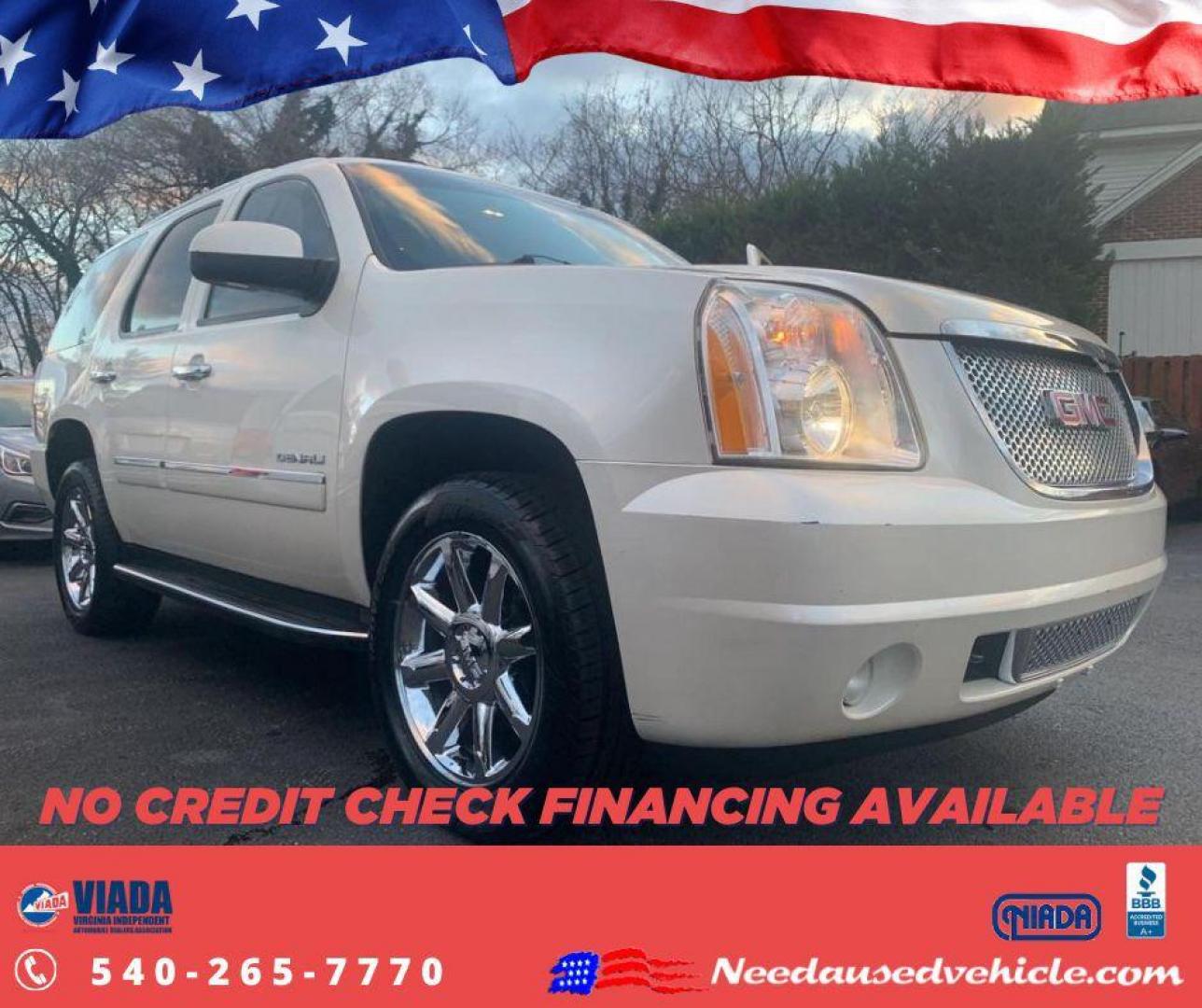 2012 WHITE GMC YUKON DENALI (1GKS2EEF3CR) with an 6.2L engine, Automatic transmission, located at 2514 Williamson Rd NE, Roanoke, VA, 24012, (540) 265-7770, 37.294636, -79.936249 - Photo#0