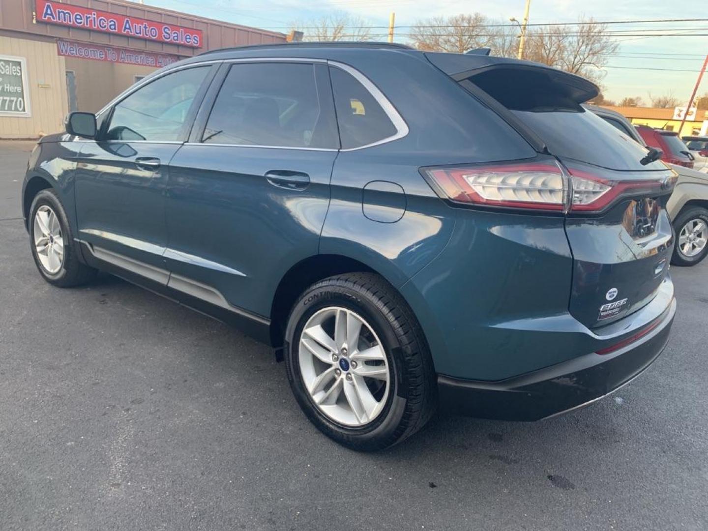 2016 BLUE FORD EDGE SEL (2FMPK4J84GB) with an 3.5L engine, Automatic transmission, located at 2514 Williamson Rd NE, Roanoke, VA, 24012, (540) 265-7770, 37.294636, -79.936249 - Photo#2