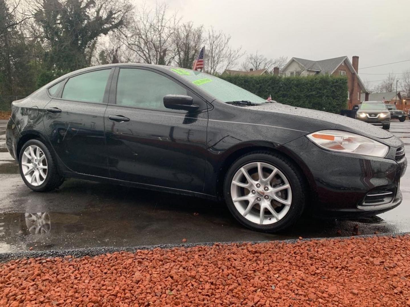 2013 BLACK DODGE DART SXT (1C3CDFBHXDD) with an 1.4L engine, Automatic transmission, located at 2514 Williamson Rd NE, Roanoke, VA, 24012, (540) 265-7770, 37.294636, -79.936249 - Photo#0