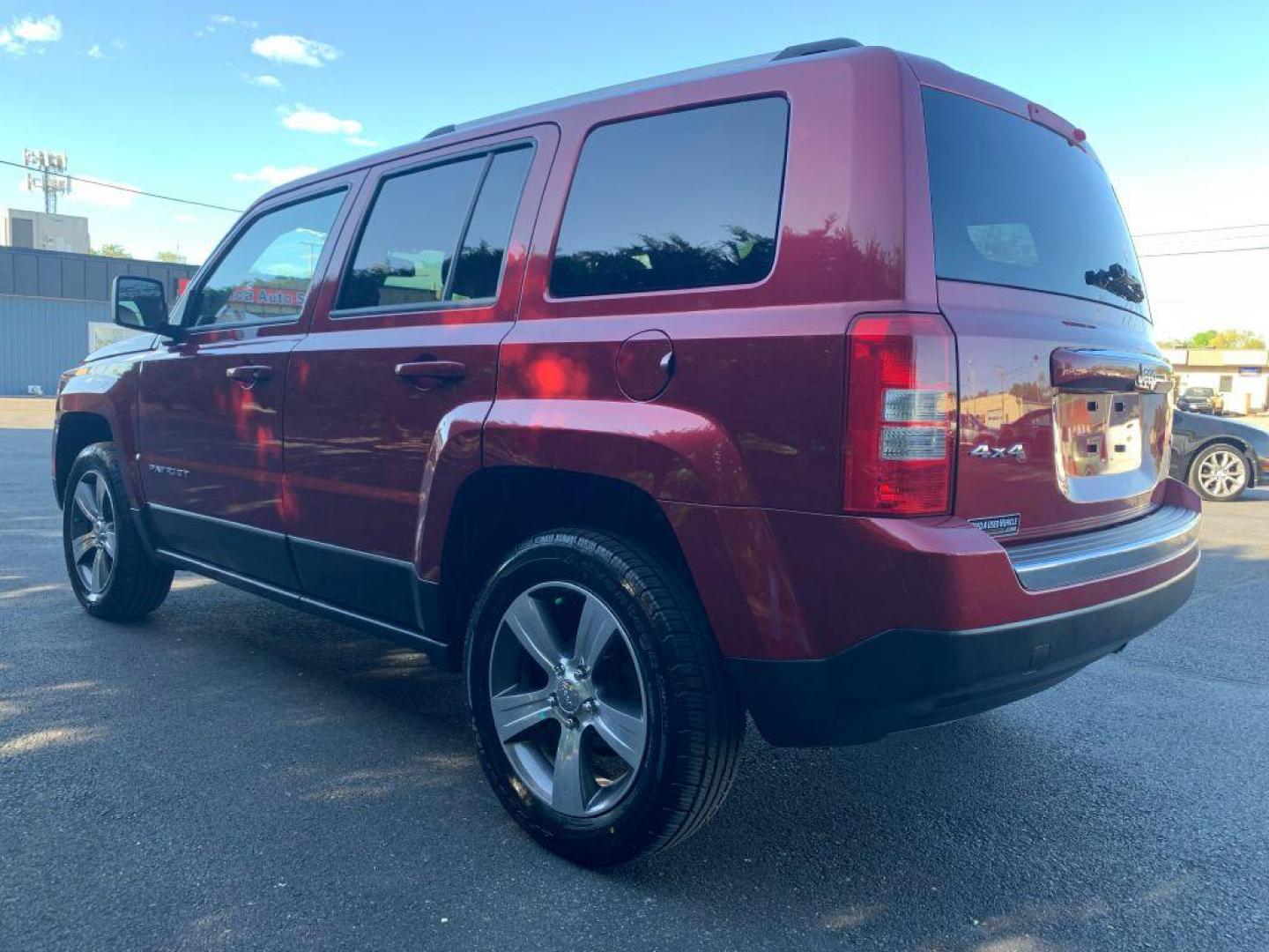 2016 MAROON JEEP PATRIOT LATITUDE (1C4NJRFBXGD) with an 2.4L engine, Continuously Variable transmission, located at 2514 Williamson Rd NE, Roanoke, VA, 24012, (540) 265-7770, 37.294636, -79.936249 - Photo#1