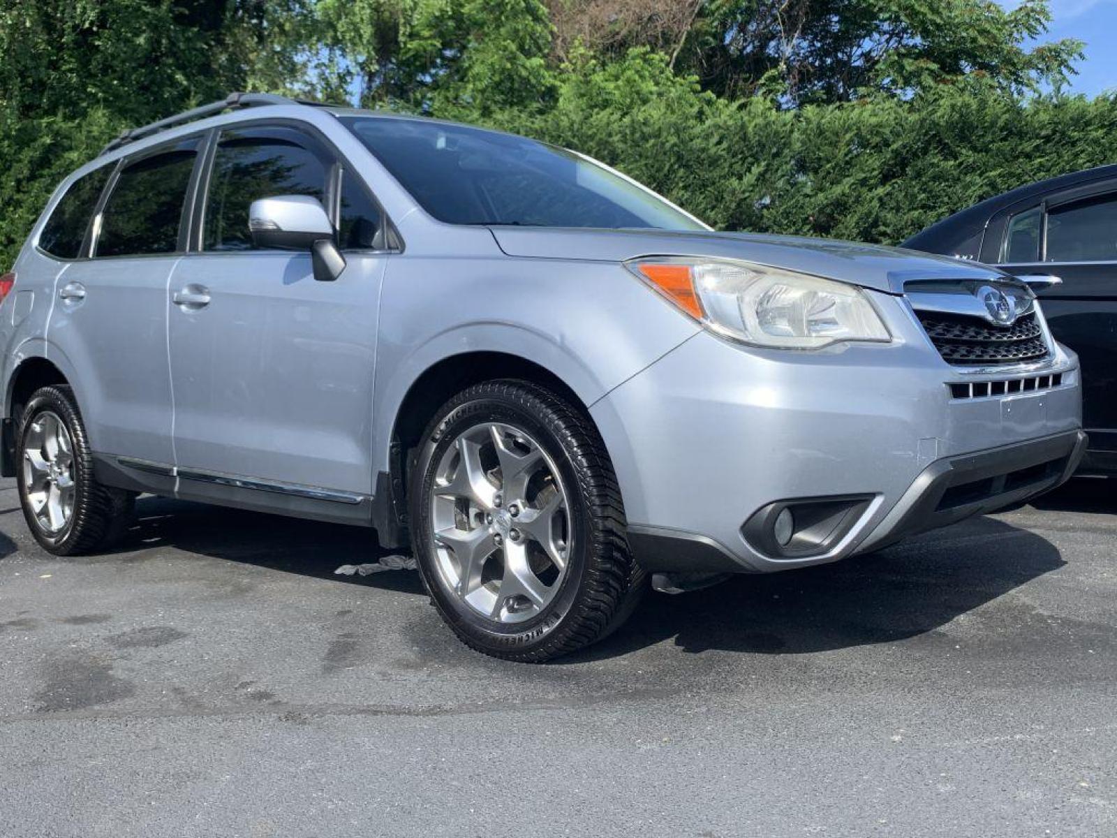 2015 SILVER SUBARU FORESTER 2.5I TOURING (JF2SJAWC8FH) with an 2.5L engine, Continuously Variable transmission, located at 2514 Williamson Rd NE, Roanoke, VA, 24012, (540) 265-7770, 37.294636, -79.936249 - NO CREDIT CHECK FINANCING WITH ONLY $2300 DOWN PAYMENT!!!! Check out our website www.needausedvehicle.com for our No Credit Check/ In House Financing options!! No Credit Check Available!!! In House Financing Available!!! All Clean Title Vehicles (no Salvaged or flooded vehicles ever on our lot)! - Photo #0