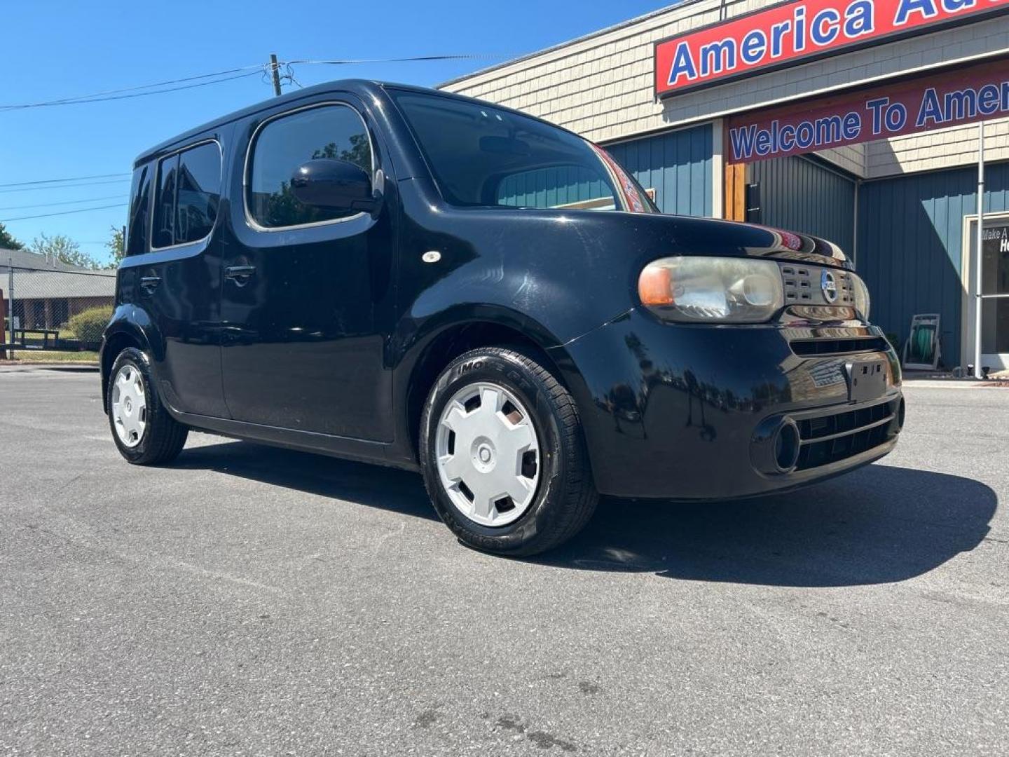 2009 BLACK NISSAN CUBE BASE (JN8AZ28R19T) with an 1.8L engine, Continuously Variable transmission, located at 2514 Williamson Rd NE, Roanoke, VA, 24012, (540) 265-7770, 37.294636, -79.936249 - Photo#0