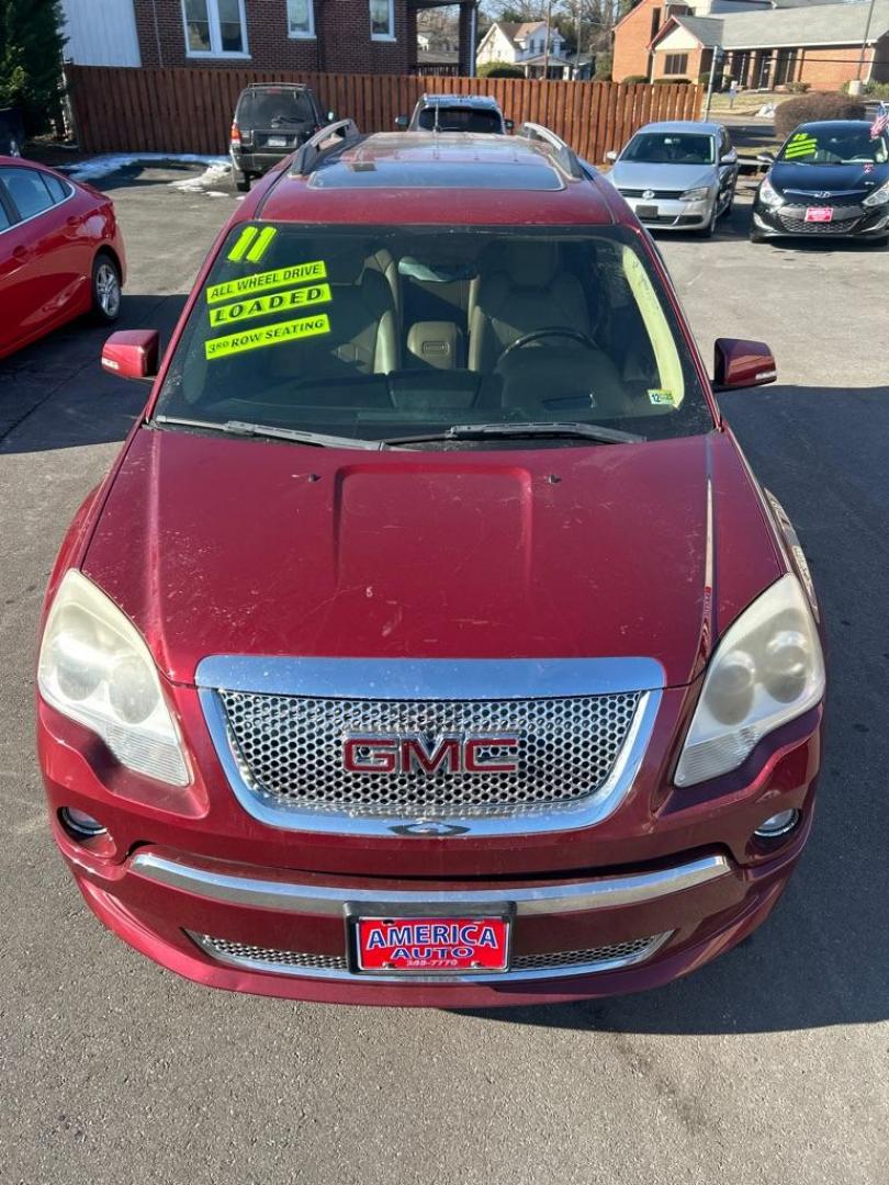 2011 RED GMC ACADIA DENALI (1GKKVTED7BJ) with an 3.6L engine, Automatic transmission, located at 2514 Williamson Rd NE, Roanoke, VA, 24012, (540) 265-7770, 37.294636, -79.936249 - Photo#11