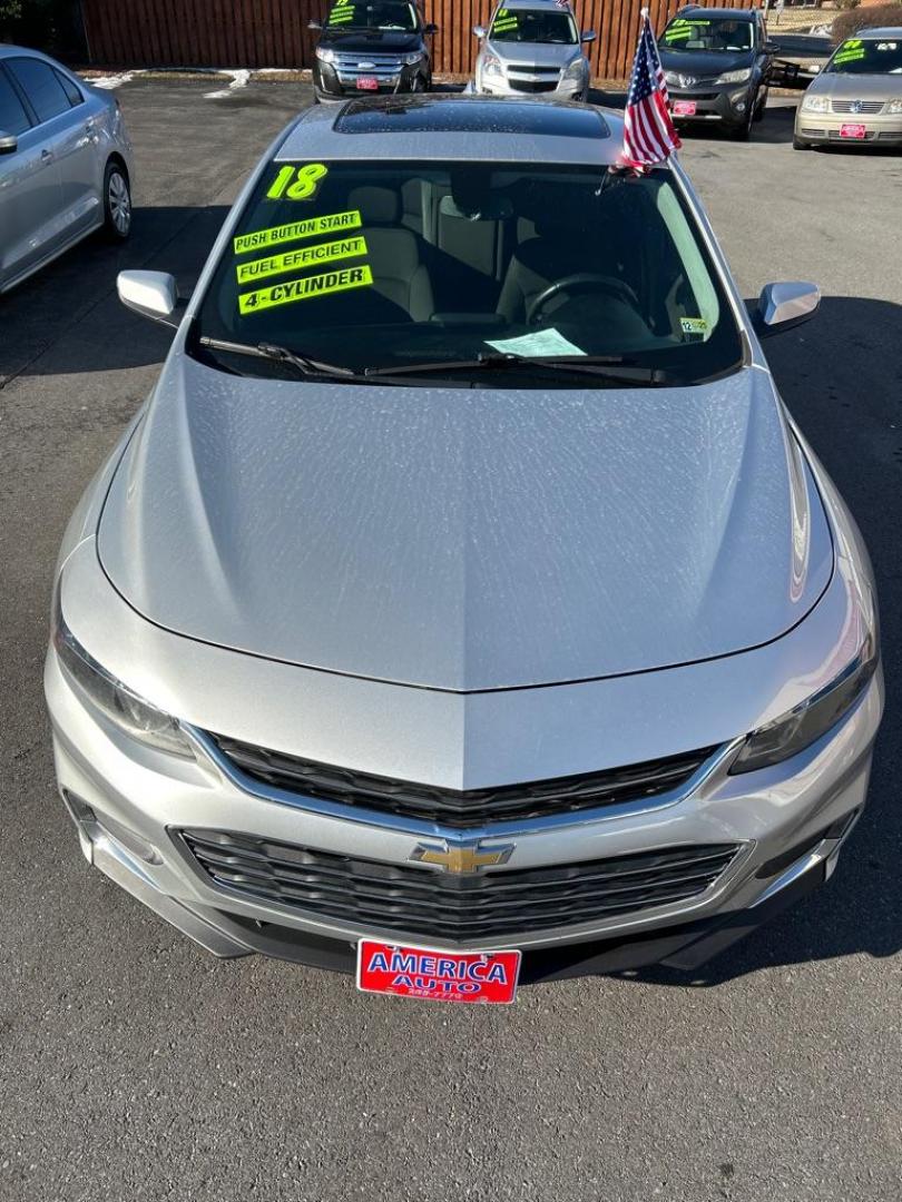 2018 SILVER CHEVROLET MALIBU LT (1G1ZD5ST1JF) with an 1.5L engine, Automatic transmission, located at 2514 Williamson Rd NE, Roanoke, VA, 24012, (540) 265-7770, 37.294636, -79.936249 - Photo#10