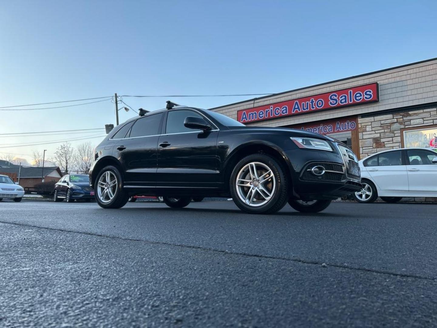 2016 BLACK AUDI Q5 PREMIUM PLUS S-LINE (WA1D7AFP2GA) with an 3.0L engine, Automatic transmission, located at 2514 Williamson Rd NE, Roanoke, VA, 24012, (540) 265-7770, 37.294636, -79.936249 - NO CREDIT CHECK FINANCING WITH ONLY $4500 DOWN PAYMENT!!!! Check out our website www.needausedvehicle.com for our No Credit Check/ In House Financing options!! No Credit Check Available!!! In House Financing Available!!! All Clean Title Vehicles (no Salvaged or flooded vehicles ever on our lot)! - Photo#0