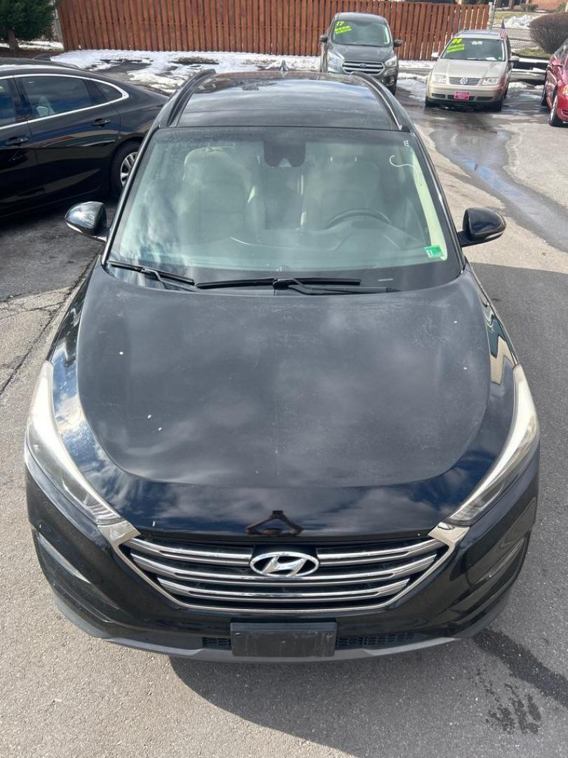 2016 BLACK HYUNDAI TUCSON LIMITED (KM8J33A25GU) with an 1.6L engine, Automatic transmission, located at 2514 Williamson Rd NE, Roanoke, VA, 24012, (540) 265-7770, 37.294636, -79.936249 - NO CREDIT CHECK FINANCING WITH ONLY $3500 DOWN PAYMENT!!!! Check out our website www.needausedvehicle.com for our No Credit Check/ In House Financing options!! No Credit Check Available!!! In House Financing Available!!! All Clean Title Vehicles (no Salvaged or flooded vehicles ever on our lot)! - Photo#1