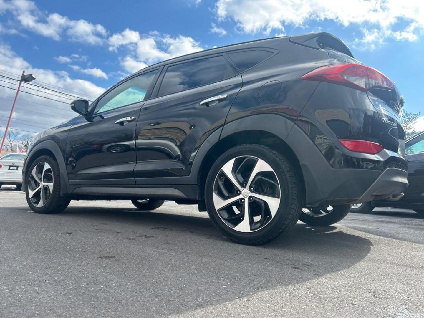 2016 BLACK HYUNDAI TUCSON LIMITED (KM8J33A25GU) with an 1.6L engine, Automatic transmission, located at 2514 Williamson Rd NE, Roanoke, VA, 24012, (540) 265-7770, 37.294636, -79.936249 - NO CREDIT CHECK FINANCING WITH ONLY $3500 DOWN PAYMENT!!!! Check out our website www.needausedvehicle.com for our No Credit Check/ In House Financing options!! No Credit Check Available!!! In House Financing Available!!! All Clean Title Vehicles (no Salvaged or flooded vehicles ever on our lot)! - Photo#2