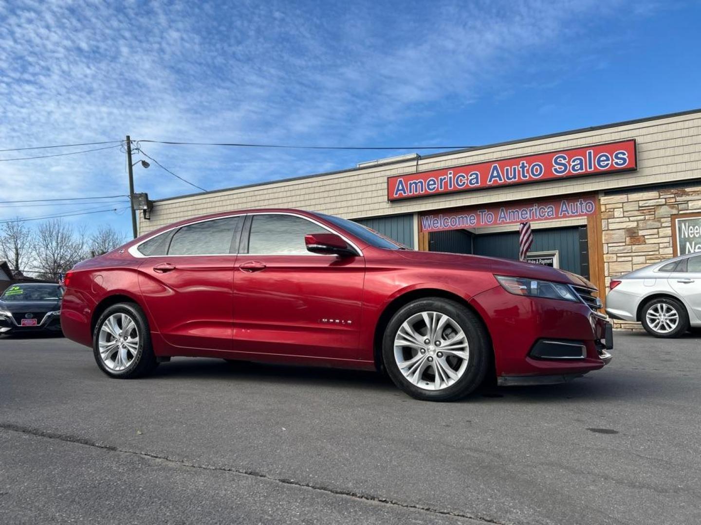 2015 RED CHEVROLET IMPALA LT (2G1115SL6F9) with an 2.5L engine, Automatic transmission, located at 2514 Williamson Rd NE, Roanoke, VA, 24012, (540) 265-7770, 37.294636, -79.936249 - NO CREDIT CHECK FINANCING WITH ONLY $3500 DOWN PAYMENT!!!! Check out our website www.needausedvehicle.com for our No Credit Check/ In House Financing options!! No Credit Check Available!!! In House Financing Available!!! All Clean Title Vehicles (no Salvaged or flooded vehicles ever on our lot)! - Photo#0