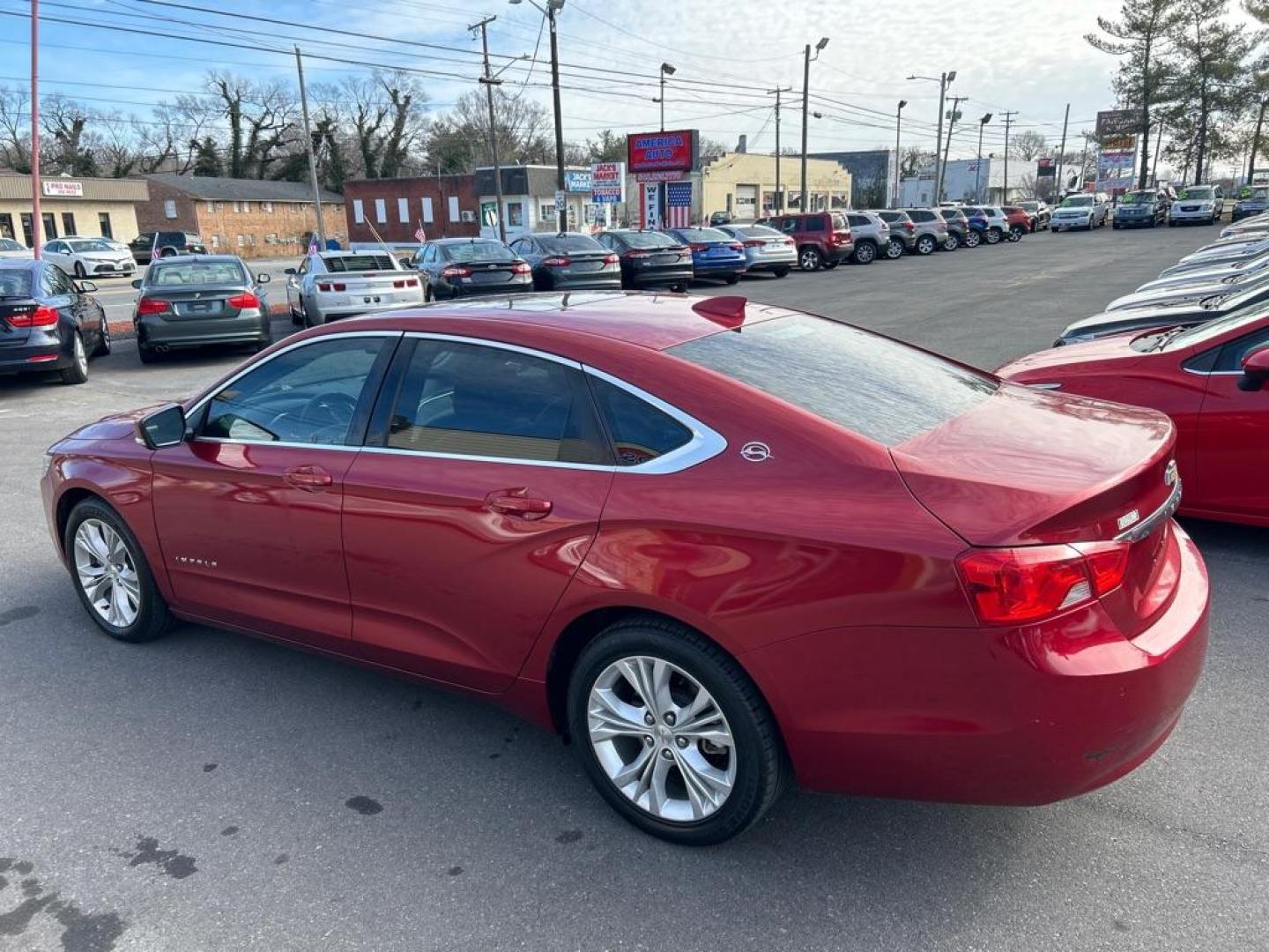 2015 RED CHEVROLET IMPALA LT (2G1115SL6F9) with an 2.5L engine, Automatic transmission, located at 2514 Williamson Rd NE, Roanoke, VA, 24012, (540) 265-7770, 37.294636, -79.936249 - NO CREDIT CHECK FINANCING WITH ONLY $3500 DOWN PAYMENT!!!! Check out our website www.needausedvehicle.com for our No Credit Check/ In House Financing options!! No Credit Check Available!!! In House Financing Available!!! All Clean Title Vehicles (no Salvaged or flooded vehicles ever on our lot)! - Photo#1