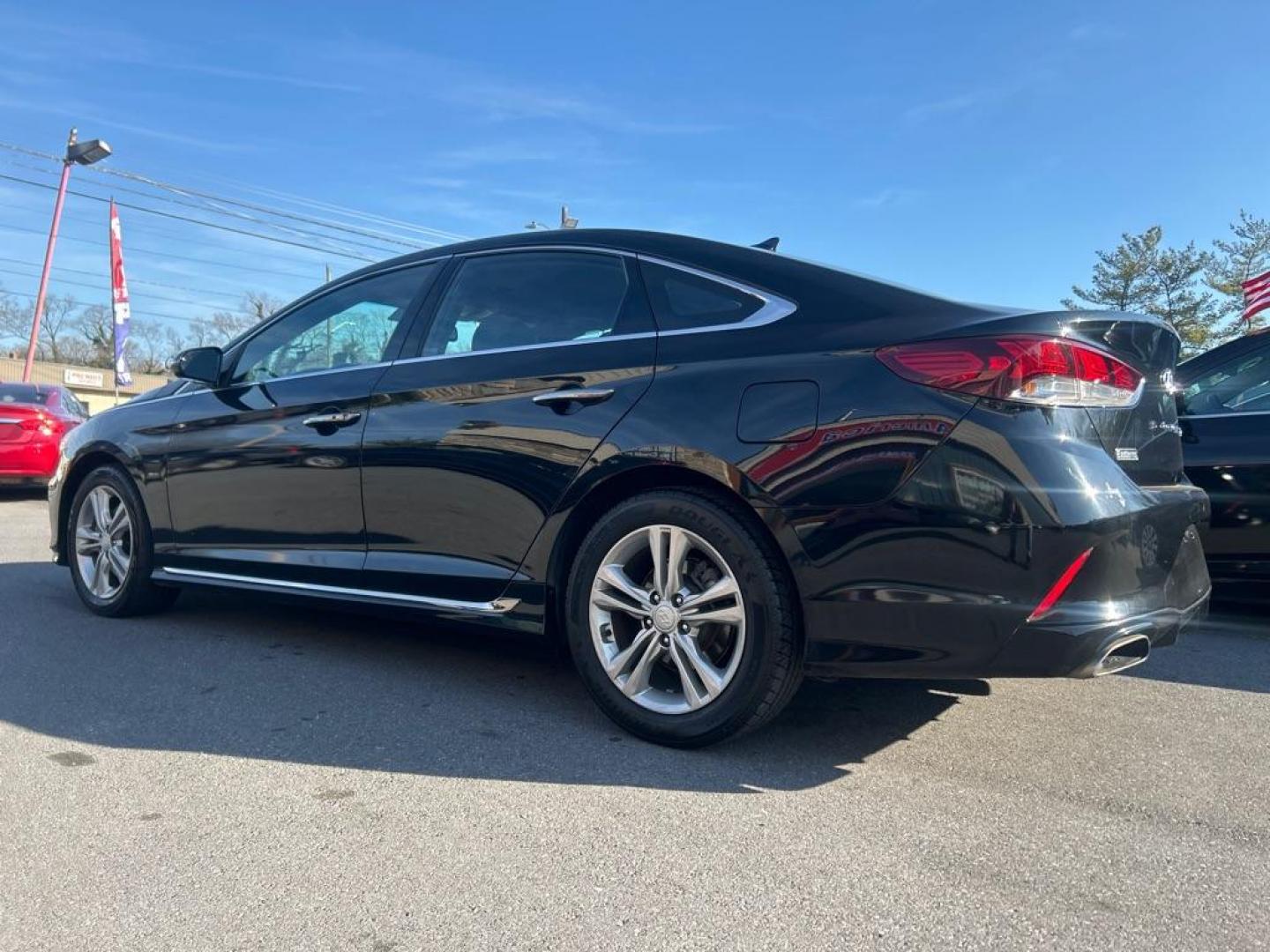 2018 BLACK HYUNDAI SONATA SPORT (5NPE34AFXJH) with an 2.4L engine, Automatic transmission, located at 2514 Williamson Rd NE, Roanoke, VA, 24012, (540) 265-7770, 37.294636, -79.936249 - NO CREDIT CHECK FINANCING WITH ONLY $3700 DOWN PAYMENT!!!! Check out our website www.needausedvehicle.com for our No Credit Check/ In House Financing options!! No Credit Check Available!!! In House Financing Available!!! All Clean Title Vehicles (no Salvaged or flooded vehicles ever on our lot)! - Photo#2